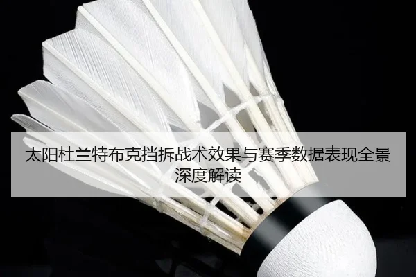 太阳杜兰特布克挡拆战术效果与赛季数据表现全景深度解读